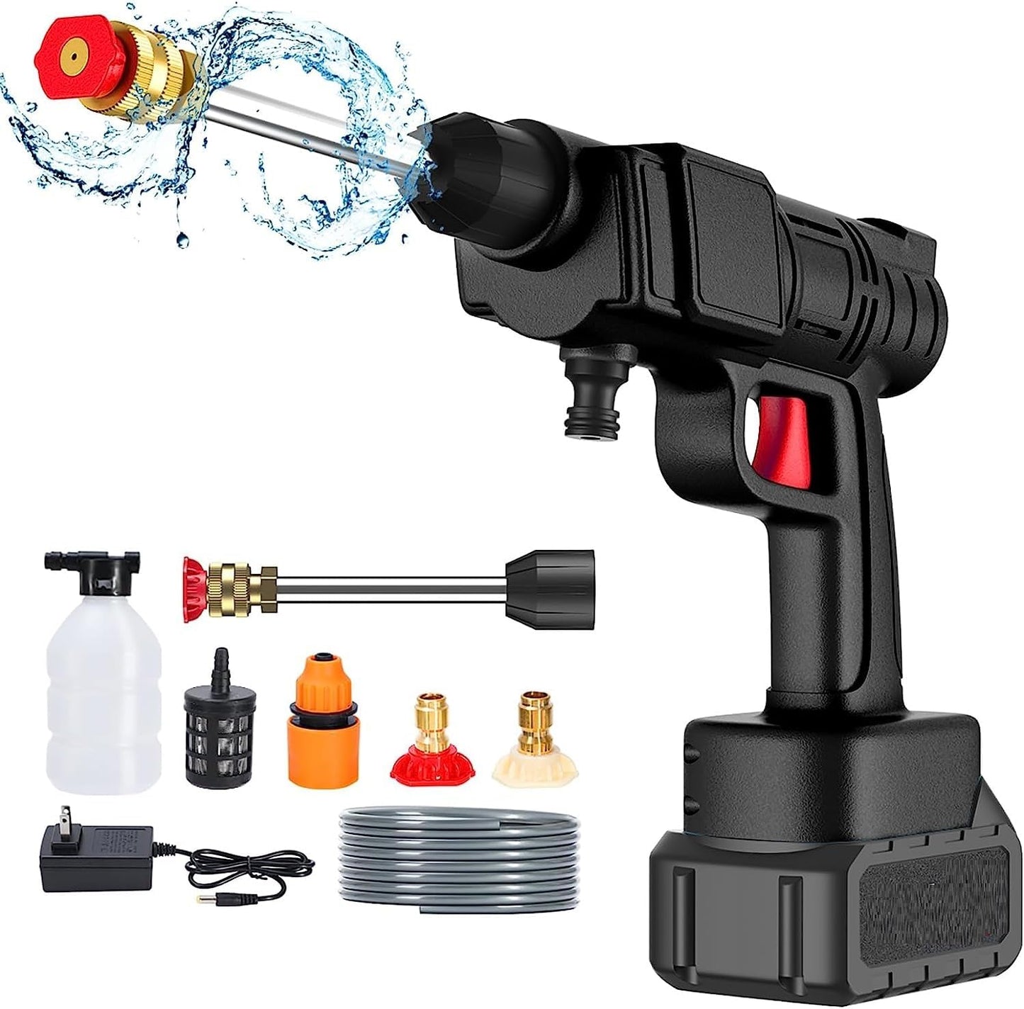 Power Max - HIDROLAVADORA PORTÁTIL BAT 20000mAh