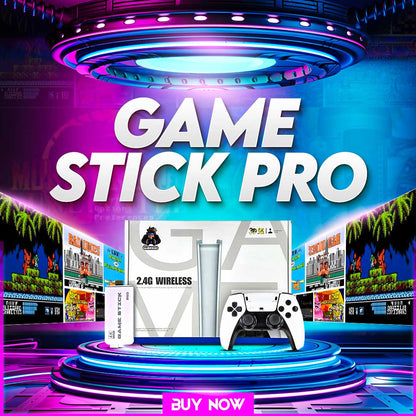 GAME STICK PRO ULTRA +20.000 JUEGOS + 2 MANDOS DE REGALO