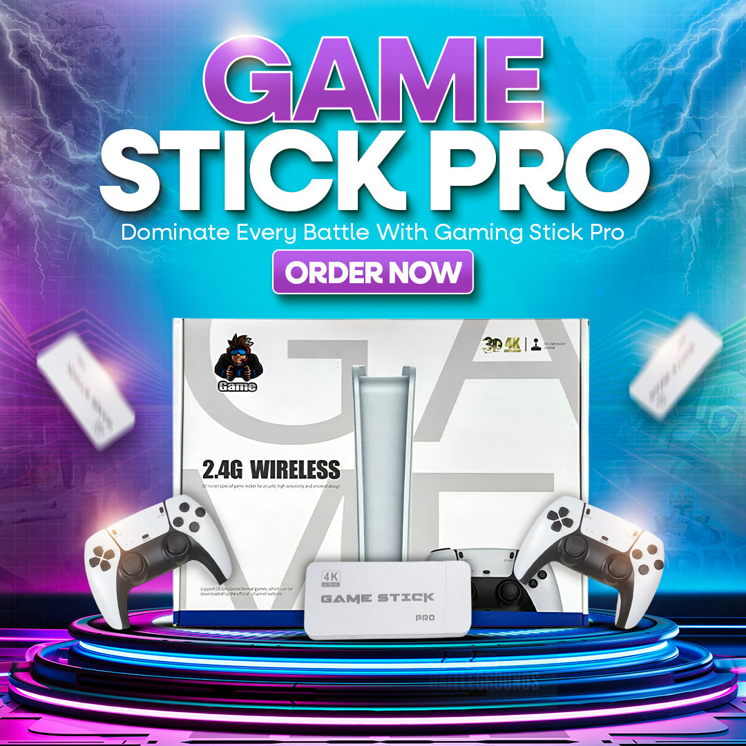 GAME STICK PRO ULTRA +20.000 JUEGOS + 2 MANDOS DE REGALO